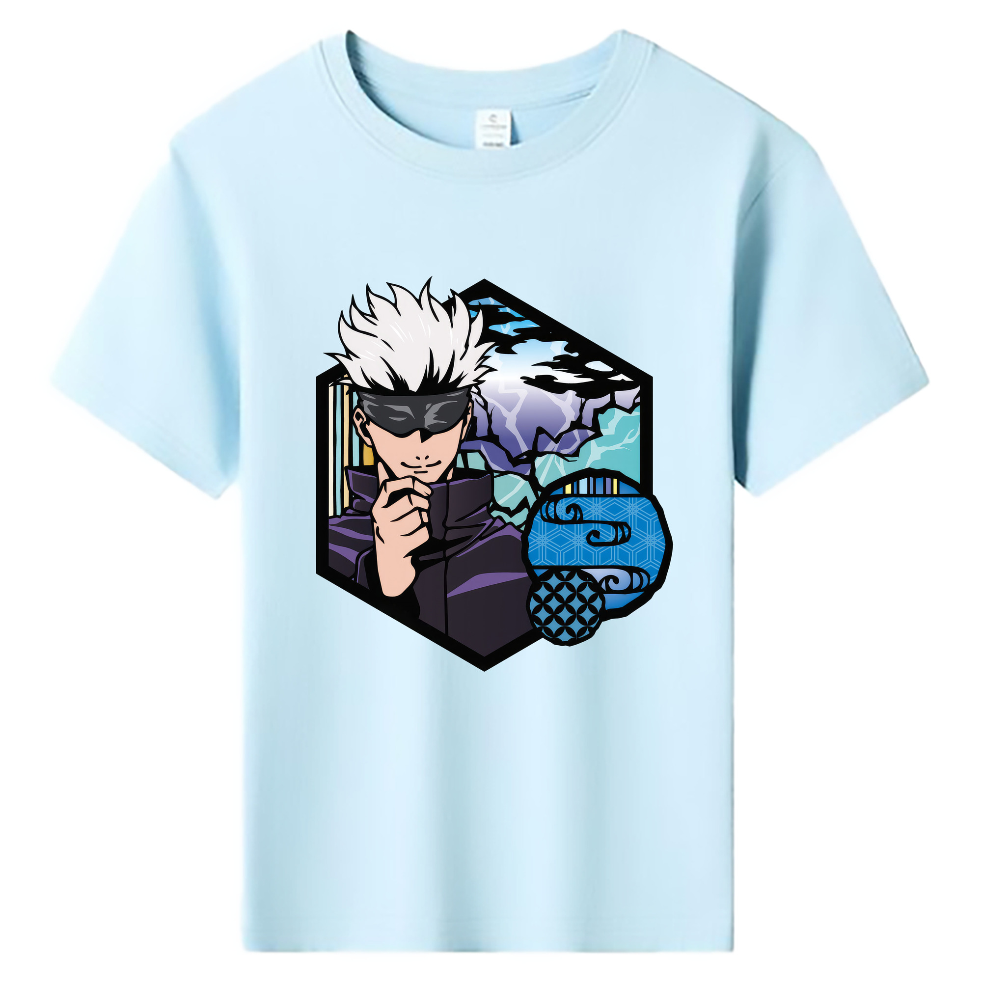 （画像用） 呪術廻戦 Jujutsu Kaisen 綿100％キッズTシャツ（フロントプリント）